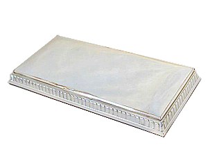 Solid sterling silver STRIPES box